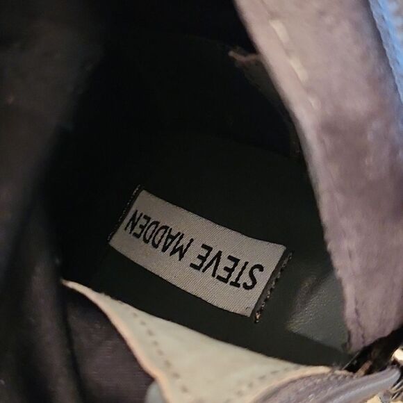 Steve Madden gray Suede high boots size 7 - Picture 14 of 15